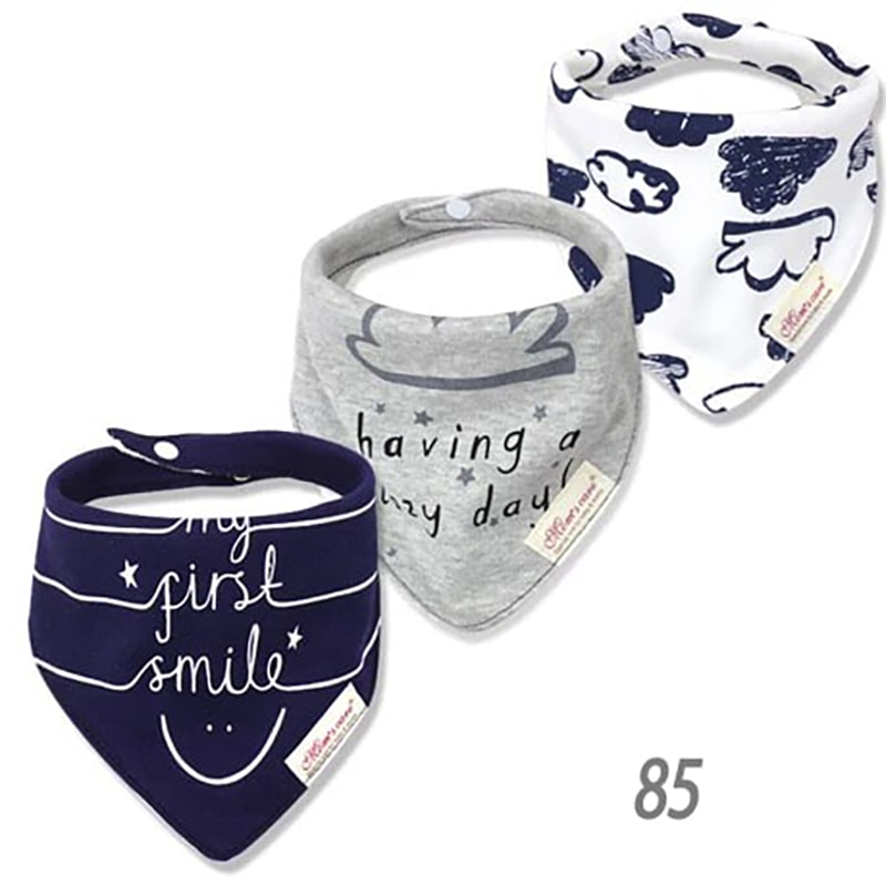 پیشبند و دستمال گردن نوزادی مدل Smile