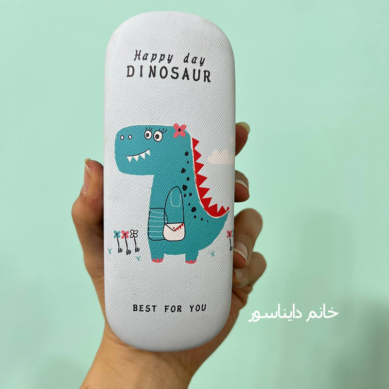 قاب عینک بچه گانه مگنتی طرح دایناسور